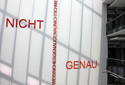 Wandgestaltung in der Hochschule Bonn/Rhein-Sieg